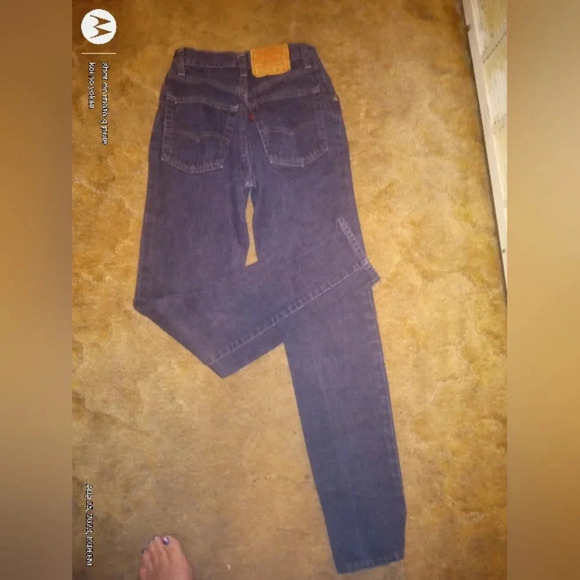 signature by Levi Strauss gold label black button up jeans w26 L32 - Picture 4 of 4